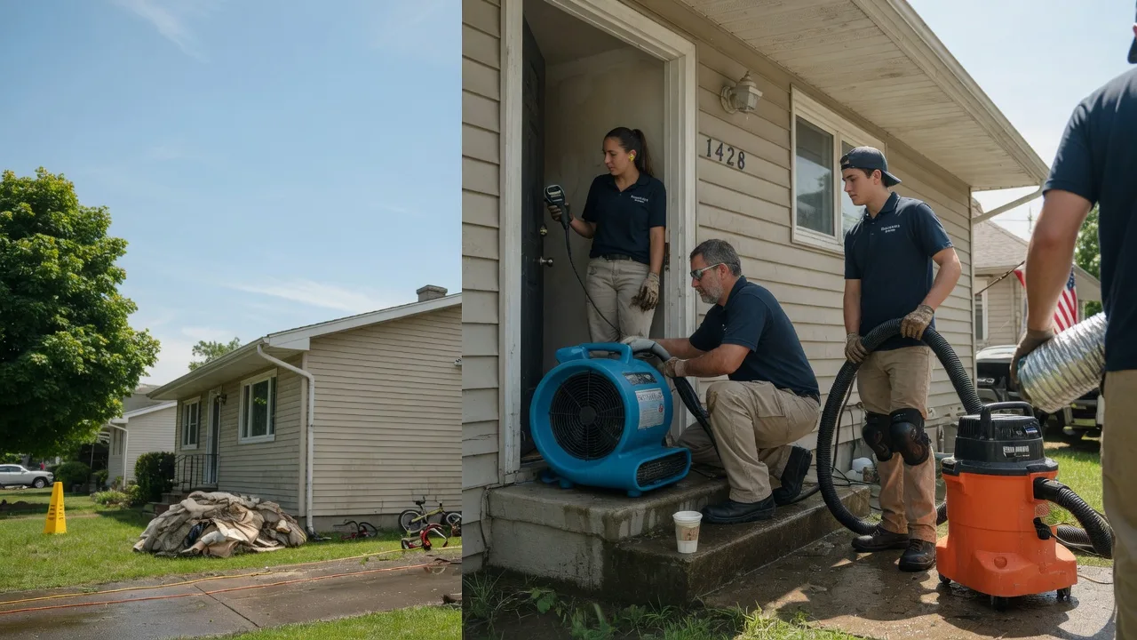 Water Damage Restoration in Bingham, IL near me
